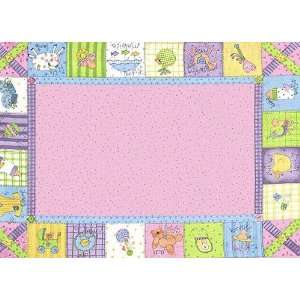  44 Wide Flannel Ador label Panel Pink By The Panel Arts 