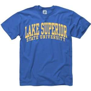  Lake Superior State Lakers Royal Arch T Shirt Sports 