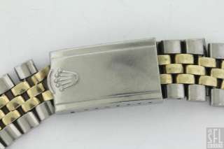 ROLEX USA VINTAGE 14K YELLOW GOLD STAINLESS STEEL 20MM JUBILEE WATCH 