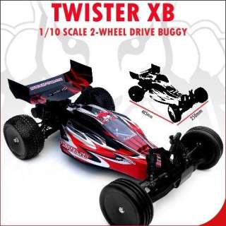 Brushed Electric RC Buggy Twister XB 1/10 Scale Remote Radio Control 