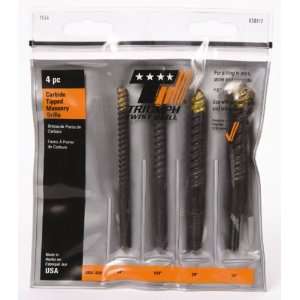  4pc Masonry Drill Set, Size 1/4 1/2x4, Triumph 038917 