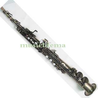 Advanced antique bronzy Soprano Saxophone Bb perfect  