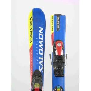  Used Salomon Streetracer Grom Kids Jr.Snow Ski with 