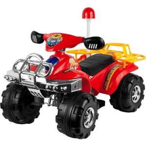    Rider Red Ruff Ryder ATV 700 Series   Battery Powered: Toys & Games