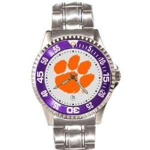  Clemson Tigers Suntime Competitor Steel Mens NCAA Watch 