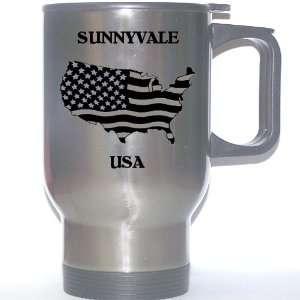  US Flag   Sunnyvale, California (CA) Stainless Steel Mug 