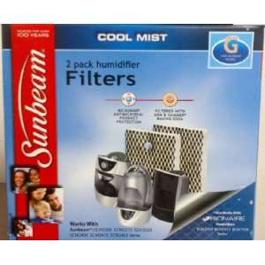  Sunbeam Cool Mist Humidifier Filter 2 Pack