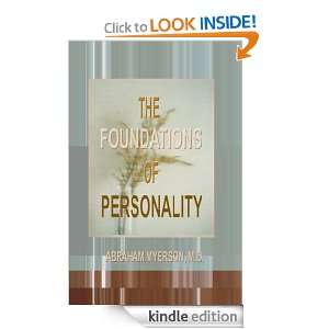   Foundations of Personality: Abraham Myerson:  Kindle Store