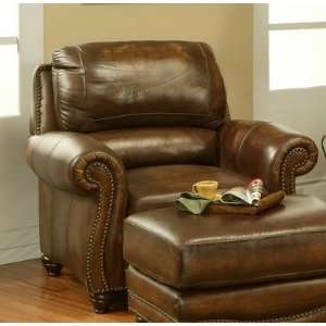 Parker Living CAM 9100 / CAM 9000 Cambria Leather Chair and Ottoman 