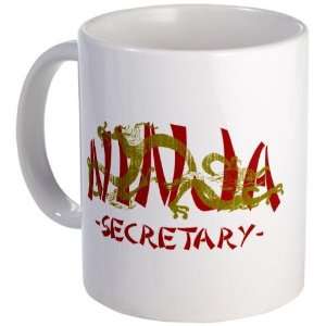    Secretary Dragon Ninja Funny Mug by CafePress: Kitchen & Dining