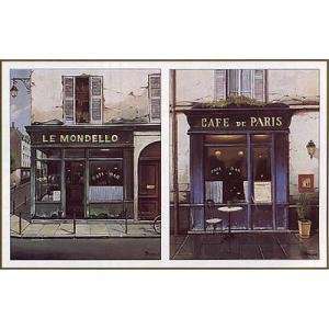  Parisian Bistros Poster Print