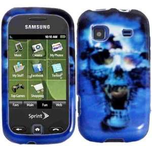  For Sprint Samsung Replenish M580 Accessory   Blue Skull 