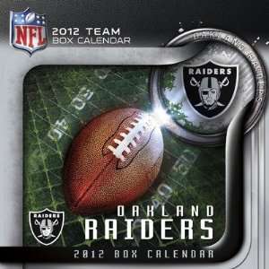  NFL Oakland Raiders 2012 Box Calendar
