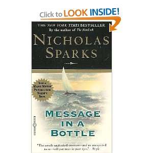  Message in a Bottle Nicholas Sparks Books