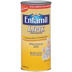  Enfamil Lipil with Iron Ready to Feed   32 oz can  case of 