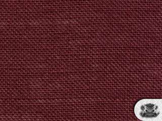 BURLAP FABRIC MAROON BY THE YARD  