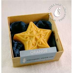   True Organics  Orange Star Castile Soap, 2.0 oz. (88% ORGANIC): Beauty