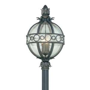  CAMPANILE 4LT POST LANTERN CAMPANILE BRONZE: Home 