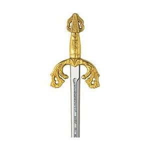  Miniature El Cid Campeador Tizona Sword (Gold): Sports 