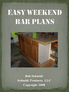 Easy Weekend Bar Plans   Build for 