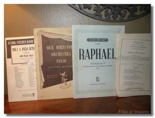 LOT Vintage Music Musical Books & Flyers  