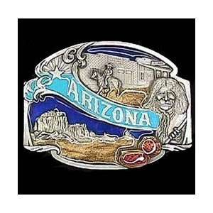   Pewter Belt Buckle   Arizona split image: Sports & Outdoors