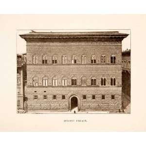  1906 Print Palazzo Strozzi Palace Florence Italy Famous 