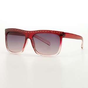  Candies® Studded Rhinestone Rectangle Sunglasses, in 