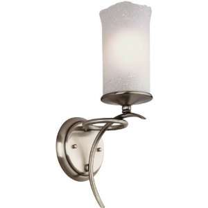  Candle Light Antique Silver Wall Sconce: Home Improvement