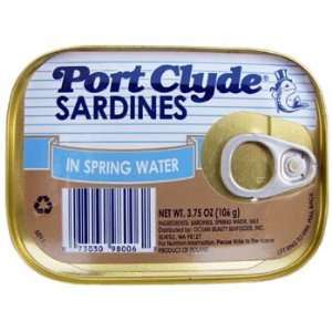 Port Clyde Sardines in Spring Water 3.75: Grocery & Gourmet Food