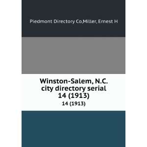 Winston Salem, N.C. city directory serial. 14 (1913 