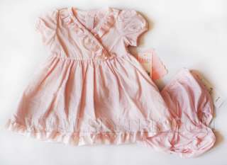 NWT Baby Girls Summer Dress set Carters Chaps Party Wedding Outfit 3 6 