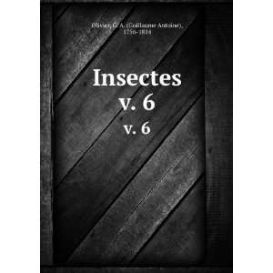   : Insectes. v. 6: G. A. (Guillaume Antoine), 1756 1814 Olivier: Books