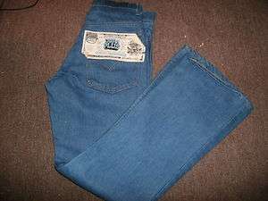 levi bellbottom jeans deadstock pant pick 1 denim 1970 cotton flare 