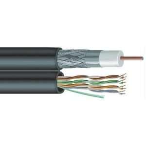  VEXTRA V6C5E SIAMESE RG6 COAXIAL/CAT 5E CABLE 1000 FT 