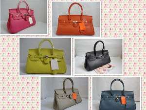 Womans PU Leather Shoulder Handbag Tote Bag C30  