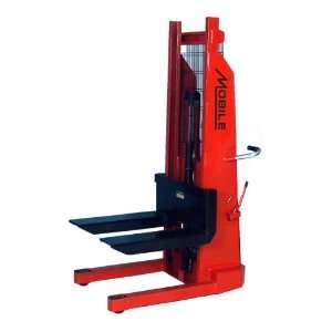 Mobile B60CFF Steel Non Straddle Hydraulic Stacker with Fixed Fork, 4 