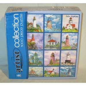  Empire Puzzle Maker Artist Collection  Lighthouse Quilt  Jigsaw 