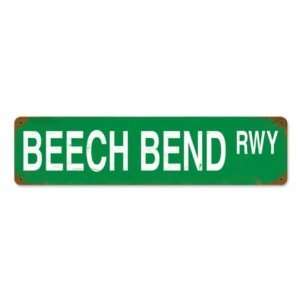  Beech Bend Runway Vintage Metal Sign