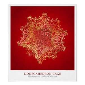  Dodecahedron Cage Print: Home & Kitchen