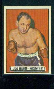 1951 TOPPS RINGSIDE #68 STEVE BELLOISE EXMINT 1569  