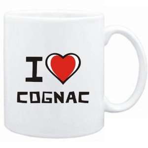  Mug White I love Cognac  Drinks: Sports & Outdoors