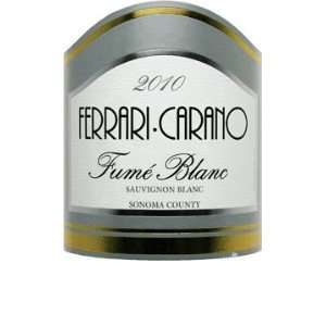  2010 Ferrari Carano Fume Blanc Sonoma County 750ml 