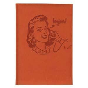   Large Address Book, Padded Cover, Pumpkin (978730): Office Products
