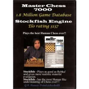    MasterChess 7000 with Stockfish 1.8 Chess Engine: Toys & Games