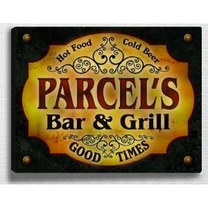  Parcels Bar & Grill 14 x 11 Collectible Stretched 