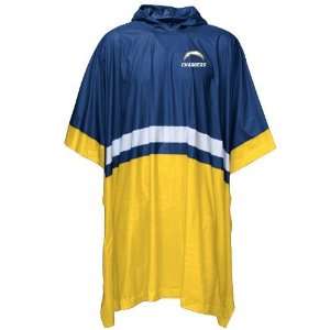    San Diego Chargers Navy Blue Team Poncho: Sports & Outdoors
