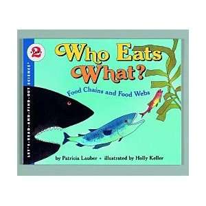Book, Who Eats What?, Grades K 4, (Patricia Lauber)  