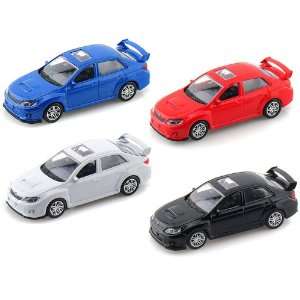  Set of 4   Subaru WRX STI 1/64: Toys & Games