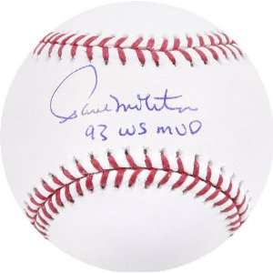  Paul Molitor Autographed Baseball  Details 93 WS MVP 